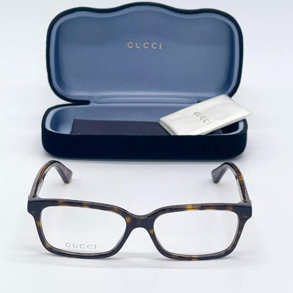 Sale! New Gucci 53mm Havana Unisex Eyeglasses! - Picture 3 of 7